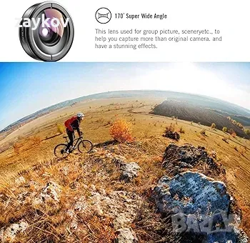 Комплект обективи за камера Apexel HD 5-в-1,, снимка 2 - Чанти, стативи, аксесоари - 47270211