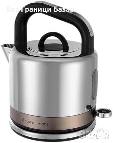 Нова Бърза Електрическа Кана Russell Hobbs Luna 1.7L Неръждаема Стомана