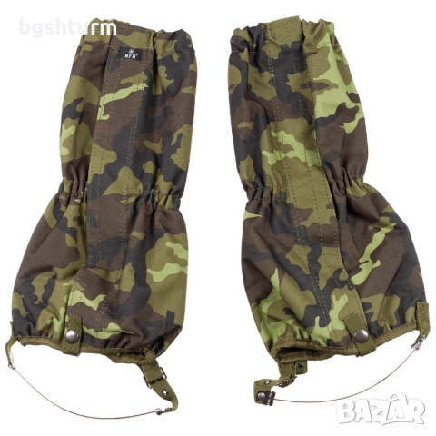 Гети, камуфлаж CZ, с цип, стоманена тел