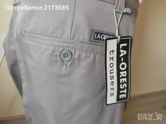 Продавам мъжки панталон 100 % памук, снимка 5 - Панталони - 41469831