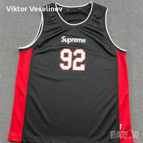 Supreme Basketball Jersey Мъжки Баскетболен Потник Размер L