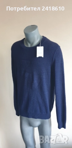 Zadig & Voltaire Knit Jeremy ZV Mono  Mens Size L ОРИГИНАЛ! Мъжки Пуловер!, снимка 12 - Пуловери - 52794331