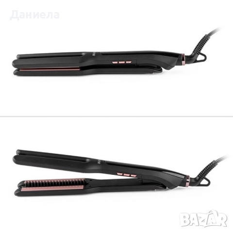 Преса за изправяне на коса с вграден насочващ гребен Muhler MHS-777, снимка 2 - Преси за коса - 52549709