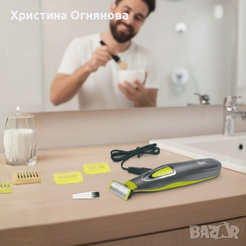 Акумулаторна самобръсначка Oliver Voltz, 5W, USB зареждане, батерия 300mAh и подвижно острие, снимка 3 - Електрически самобръсначки - 52119944