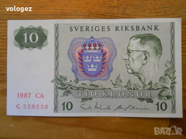 банкноти - Швеция, Финландия, Естония, снимка 7 - Нумизматика и бонистика - 23764897