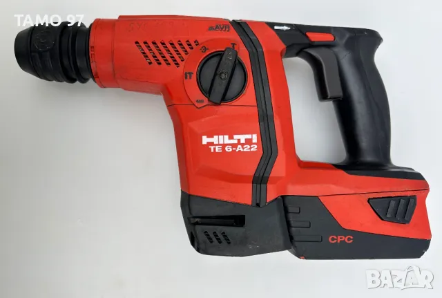 Hilti TE 6-A22 AVR - Акумулаторен безчетков перфоратор 22V, снимка 2 - Перфоратори - 48228604