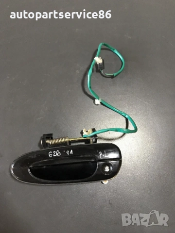 Външна дръжка за предна лява врата черен цвят RHD за Mazda 626 (1998-2001)