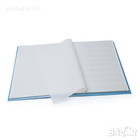 Leuchtturm RETRO - класьор за марки с 8 бели листа / 16 страници А4, снимка 6 - Филателия - 50302887