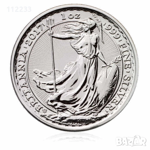 Лимитирана сребърна Британия от 1 унция от 20175