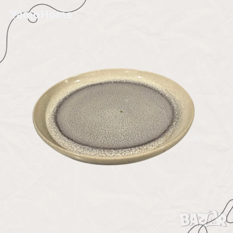 Малка подложна чиния "Мъглива елегантност" - 20см., снимка 1