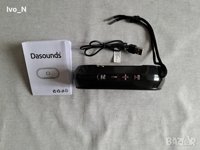 Блутут колонка Dasounds/ FM радио/ USB/ SD card. , снимка 5 - Bluetooth тонколони - 42560999