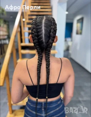 🎁Боксьорски Плитки 👑Box braids Детски прически Опашки Бохо Туистъри Ариел Къдрици Афро Канекалон , снимка 7 - Аксесоари за коса - 55848181