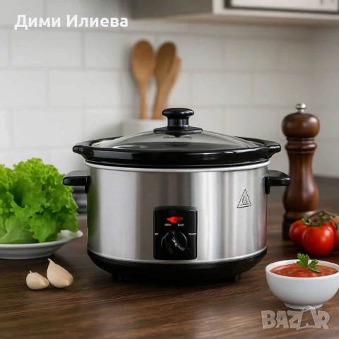 Slow Cooker тенджера Royalty Line , снимка 3 - Съдове за готвене - 52807428