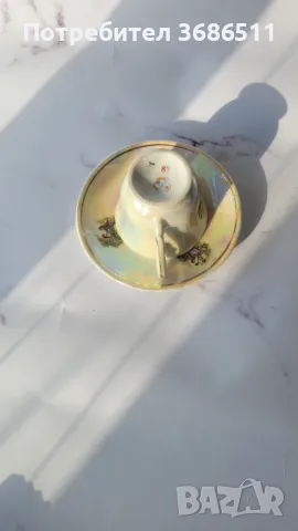 Стар порцеланов сервиз със седефено покритие, снимка 7 - Сервизи - 48556635