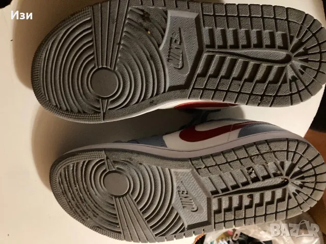 Маратонки Jordan 1 Low Blue Grey, снимка 6 - Маратонки - 49169241