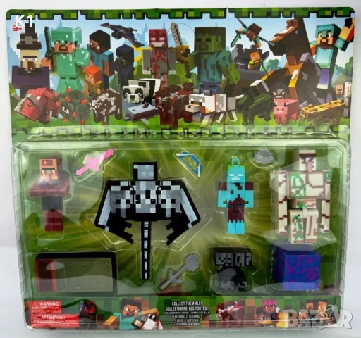 Голям комплект фигурки Майнкрафт, Minecraft 