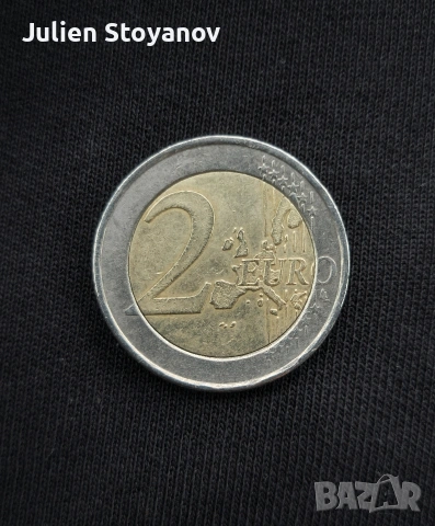 2 euro 2002год Гърция много рядка във звездата със буква ,S,, снимка 2 - Нумизматика и бонистика - 53344587