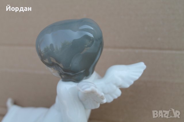 Испанска порцеланова фигурка ''LLardo'' седнал Ангел, снимка 6 - Колекции - 41340871