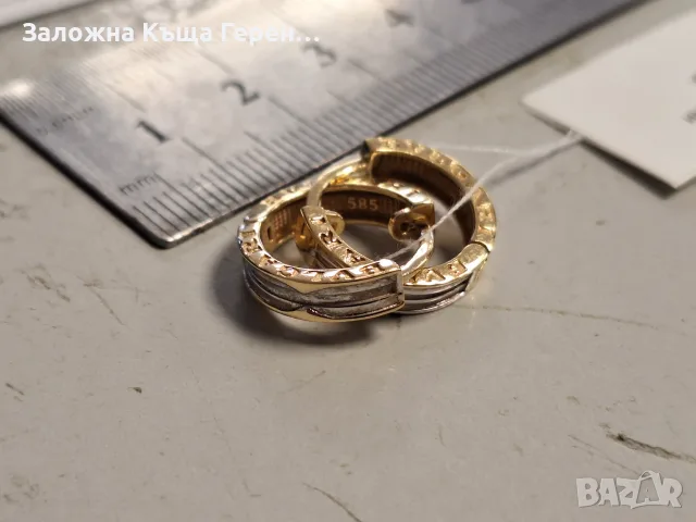 Дамски обеци Bvlgari 3,68гр., снимка 2 - Обеци - 55752031