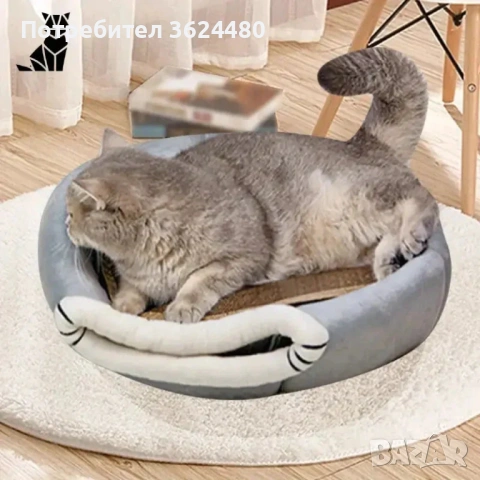 Плюшена къща за куче и коте  4331, снимка 8 - За кучета - 53454672