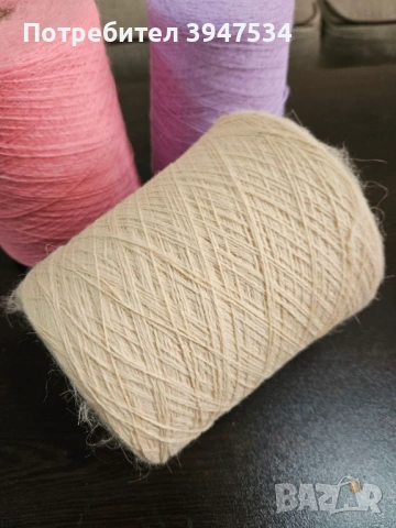 Прежда от ангорски заек, снимка 5 - Други - 53593322