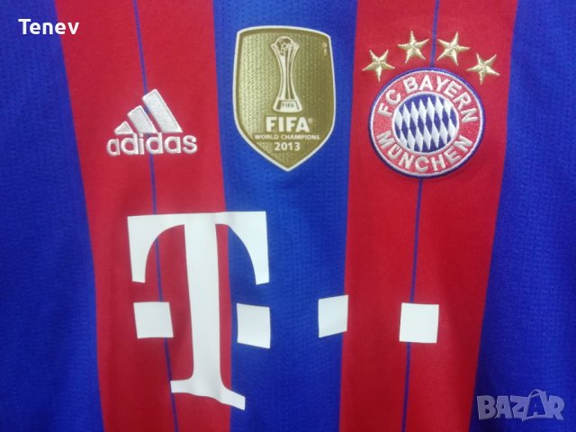 Bayern Munich Mario Gotze Adidas оригинална футболна тениска фланелка Байерн Мюнхен Гьотце, снимка 4 - Тениски - 41622227