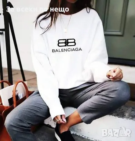 Дамска ватирана блуза Guess✅Balenciaga✅Karl Lagerfeld Код LFS83, снимка 7 - Блузи с дълъг ръкав и пуловери - 47369752