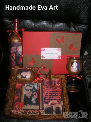 Подарък за годеж/ сватба- Декоративна Книга със снимка/ мотив и поздрав по избор, снимка 9 - Подаръци за сватба - 48978225