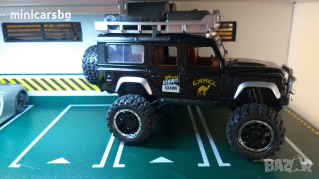 Метални колички: Land Rover Defender Camel Trophy (Ленд Ровър Дефендър), снимка 3 - Колекции - 40679660