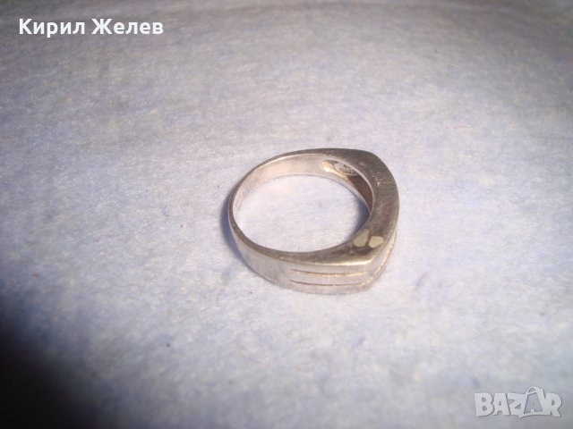 SEZGIN СРЕБЪРЕН АРТ ПРЪСТЕН МАРКОВ СЕЗГИН 925 СРЕБРО925 ОКСИДИРАН ЮВЕЛИРНА БУТИКОВА ИЗРАБОТКА 25968, снимка 11 - Пръстени - 35950931