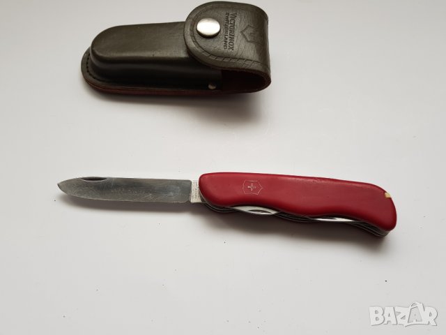 Швейцарска джобна военна ножка Victorinox с калъф, снимка 4 - Колекции - 35852410