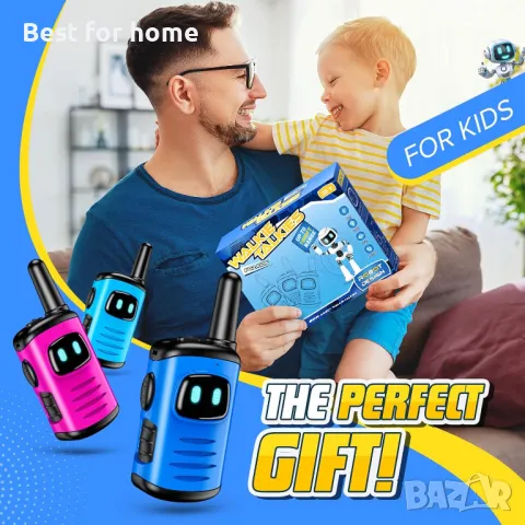 EUCOCO Детски комплект от 3 броя радиостанции- Walkie Talkie , снимка 6 - Електрически играчки - 50152498