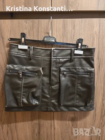 Кожена пола Zara