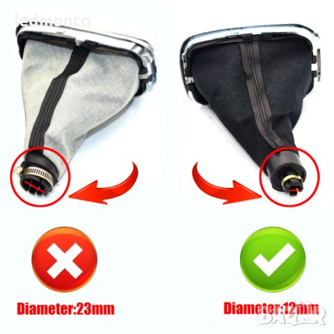 Маншон и Топка за скоростен лост - Vw Golf 4 (5 и 6 скорости) , снимка 3 - Части - 41364423