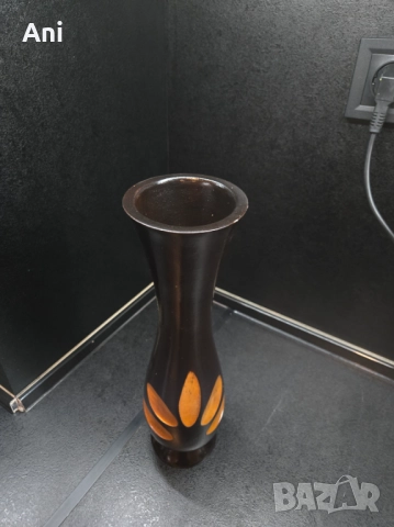 Бамбукова ваза с форми на листа, снимка 3 - Вази - 51488027