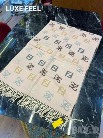 Gucci ⚜️ Hermes ⚜️ Louis Vuitton ⚜️ Дамски Кашмирени Шалове , снимка 10 - Шалове - 56046188