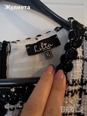 Рокля букле Lilia Fashion, снимка 2 - Рокли - 44434666