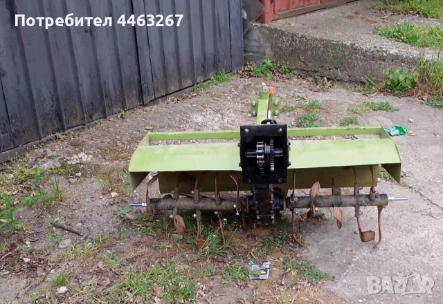 Мотоблок дизел 10 к.с. + фреза + окопавач + плуг – като нов, снимка 4 - Градинска техника - 53686874