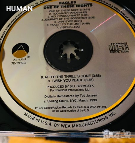 EAGLES , снимка 10 - CD дискове - 39138991