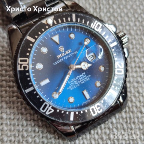  Мъжки луксозен часовник Rolex Submariner , снимка 2 - Мъжки - 41513100