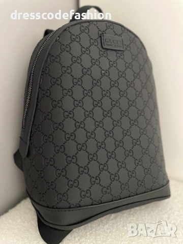 Кожена Раница Guc*i, снимка 3 - Раници - 53803939