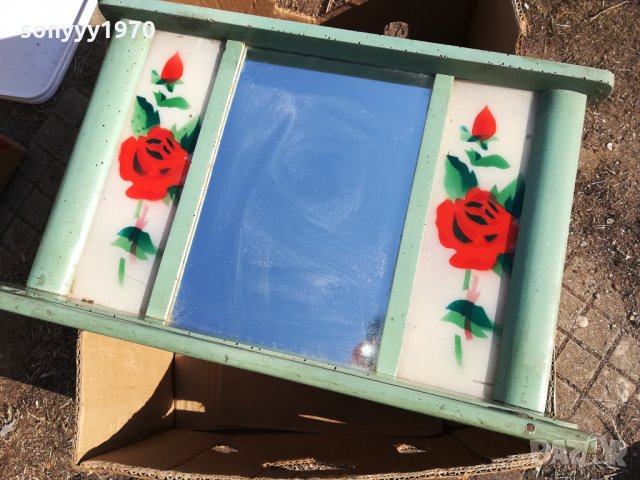 старо огледало-антик 0602221009, снимка 5 - Антикварни и старинни предмети - 35688393