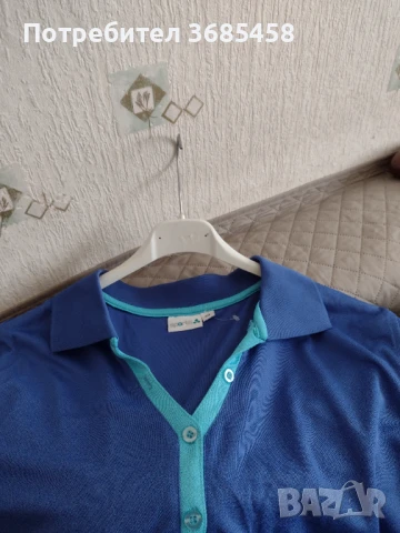 дамска спортна тениска с яка