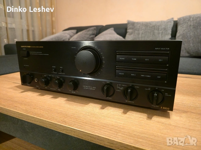 Onkyo Integra A-8650 –  Recap с Nichicon Fine Gold (Аудиофилски клас)
