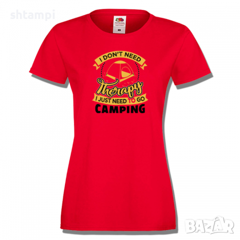 Дамска тениска I Don't Need Therapy,Изненада,Подарък,Поход,Връх,Хижа, снимка 4 - Тениски - 36373699