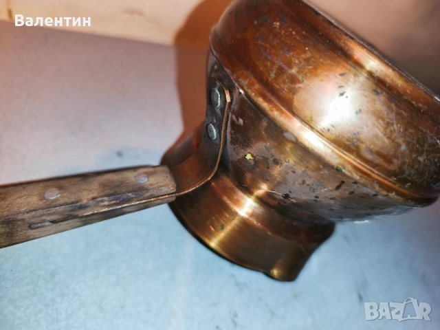 Бакърено джезве 6, снимка 4 - Антикварни и старинни предмети - 52742645