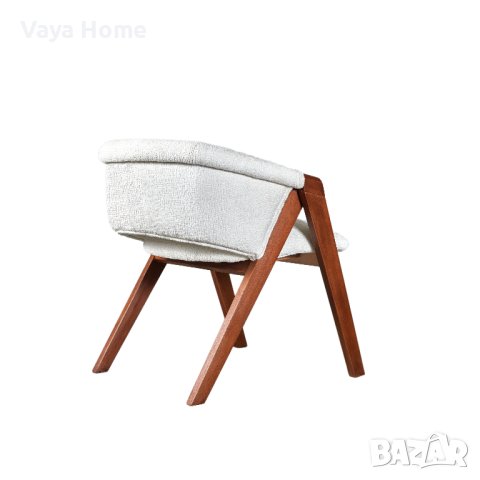 Трапезен стол, Masiccio, Бял, снимка 3 - Столове - 42511054