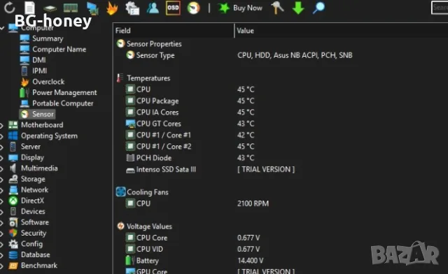 17" Asus/i3/12RAM/ 128SSD/2GBNvidia/с чанта, снимка 5 - Лаптопи за дома - 56314036