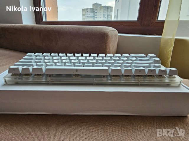 Механична RGB клавиатура за компютър 65% Womier Gateron Brown gaming keyboard геймърска светеща, снимка 12 - Клавиатури и мишки - 44354633