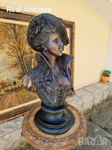 Топ уникална антикварна френска бронзова фигура статуетка скулптура , снимка 4 - Антикварни и старинни предмети - 51072983